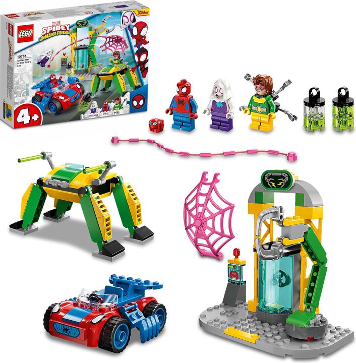 Actual product image LEGO Spider-Man in Doc Ock's lab (10783, LEGO Marvel)