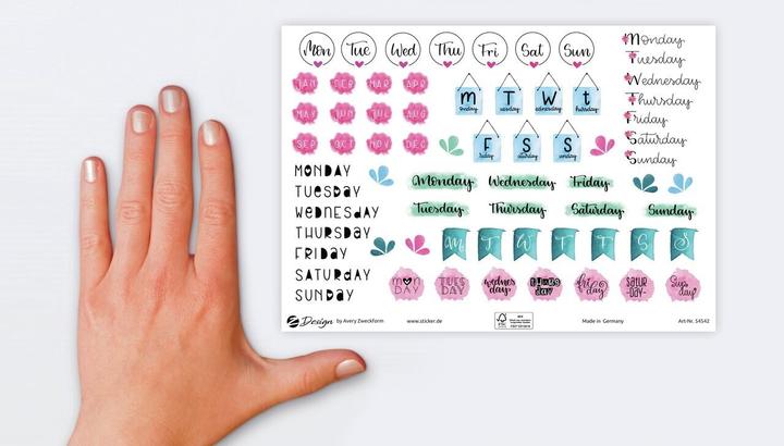Actual product image Avery Lettering Sticker