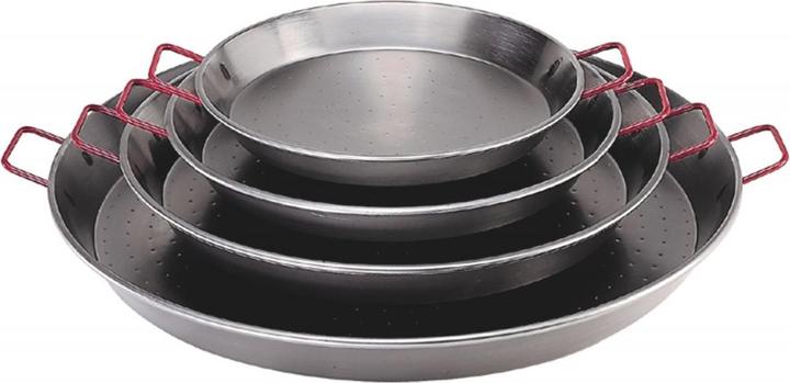 Produktbild de Buyer La Lyonnaise Paellapfanne Viva España mit 2 Griffe (60 cm, Paella Pfanne, Stahl)