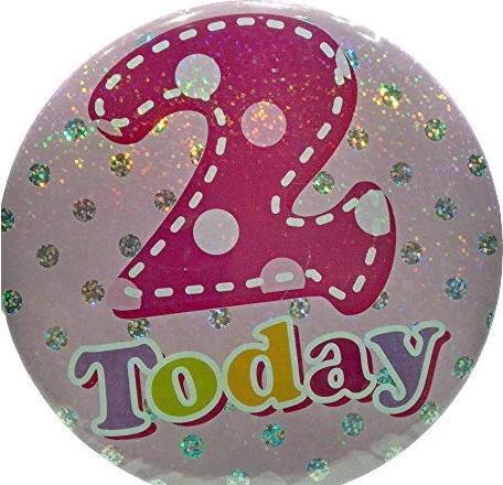 Actual product image Generic Sparkle 2nd Birthday Badge