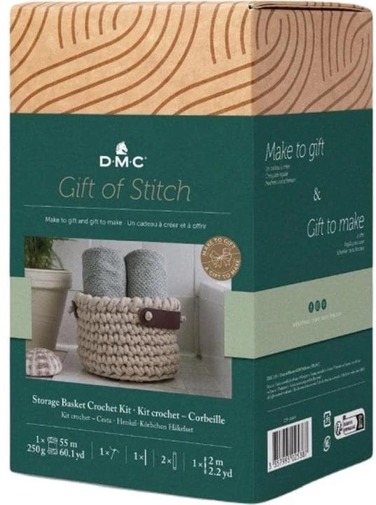 DMC Gift of Stitch Häkelset Aufbewahrungskorb