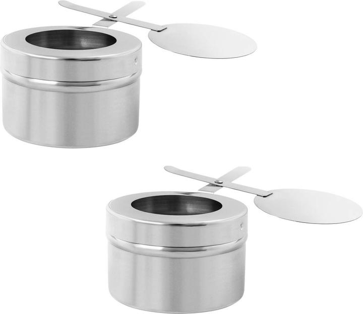 Produktbild Royal Catering Chafing Dish Warmhaltebehälter Speisenwärmer Brennpaste GN 1/1 Rolltop-Haube 9 L
