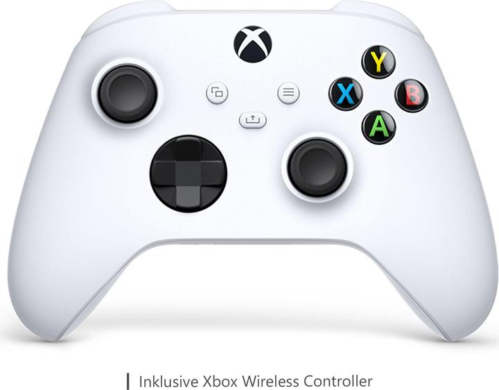 Produktbild Microsoft Xbox Series S mit kostenlosen Inhalten + digitale Währung für Fortnite, Rocket League und Fall Guys