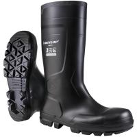 Dunlop Arbeitsstiefel Work-it full safety, S5/SR/LO/LG, PVC, Grösse 39, schwarz (39)