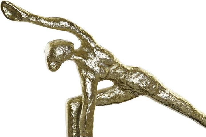 Produktbild DKD Home Decor Deko-Figur 33 x 10 x 35 cm Schwarz Gold Indianer Yoga (3 Stück)