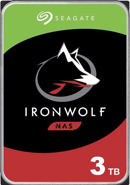 Actual product image Seagate IronWolf ST3000VN006 - Vaste schijf - 3 TB - internal - SATA 6Gb/s - 5400 tpm -buffer: 256 MB - met (3 TB, 3.5")