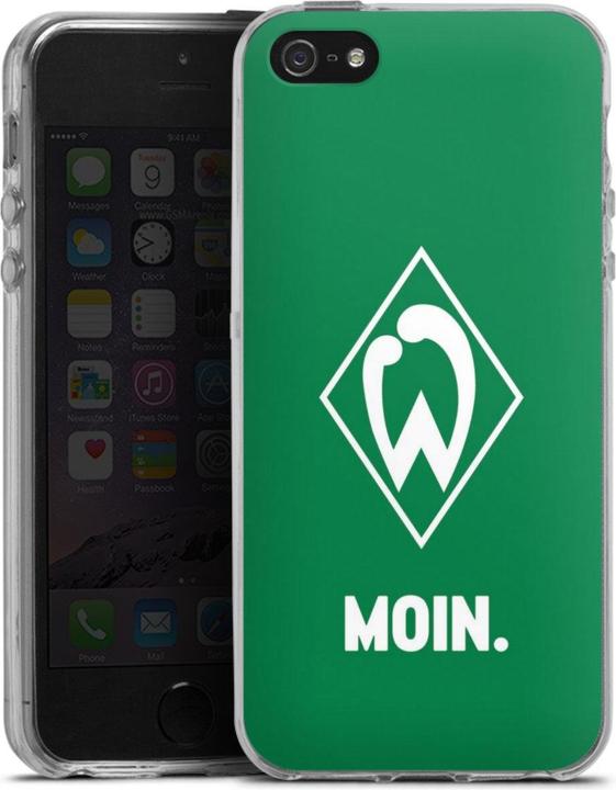 Produktbild DeinDesign Silikon Hülle für Apple iPhone 5s Handyhülle Case Smartphone Schutzhülle Moin Offizielles (Apple iPhone 5s)