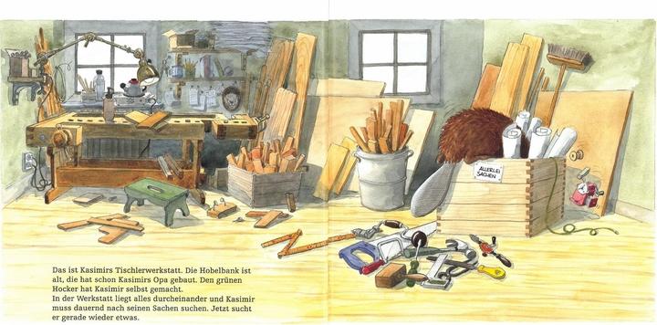Produktbild Kasimir tischlert (Deutsch, Lars Klinting, 1996)