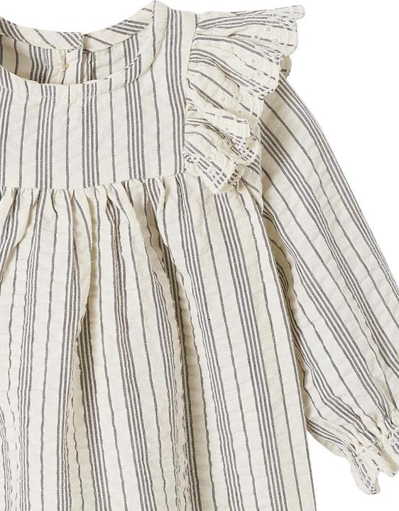 Image du produit Vertbaudet Ensemble bébé fille : robe, short & serre-tête (80)