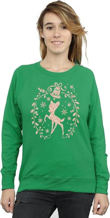 Immagine prodotto Disney Bambi Christmas Wreath Felpa Donna (XL)