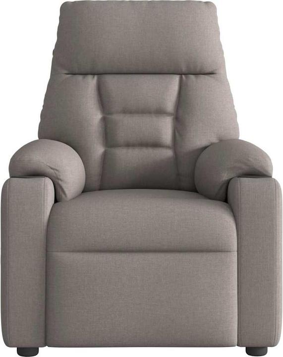 Actual product image VidaXL Massage chair taupe fabric