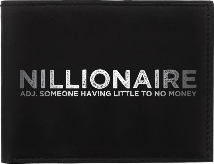 Grindstore Nillionaire Leder Brieftasche Zweifach Gefaltet