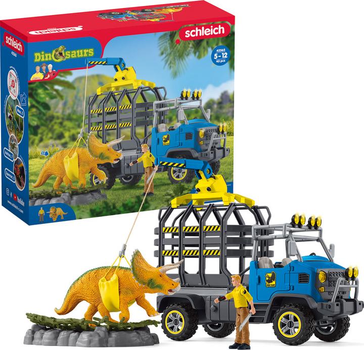 Image du produit Schleich Mission camion dinosaure