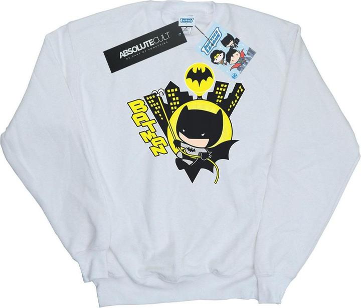 Chibi Batman Swinging Sweatshirt (XXL)