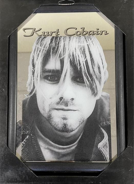 Actual product image Kurt Cobain Photograph Free Standing Mirror (30 x 20 cm)