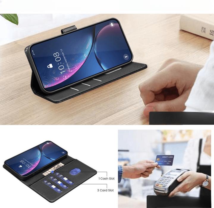 Produktbild Binfen Color Galaxy S25 / S24 - BINFEN Leder Etui Hülle mit RFID Blocker (Samsung Galaxy S24+, Samsung Galaxy S25)
