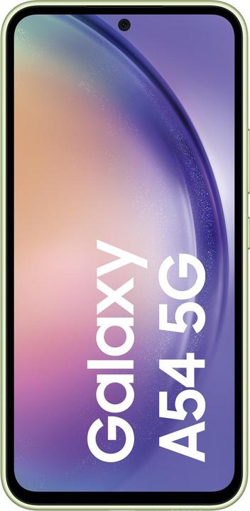 Immagine prodotto Samsung Galaxy A54 5G (128 GB, Fantastico Lime, 6.40", Doppia SIM Ibrida, 50 Mpx, 5G)