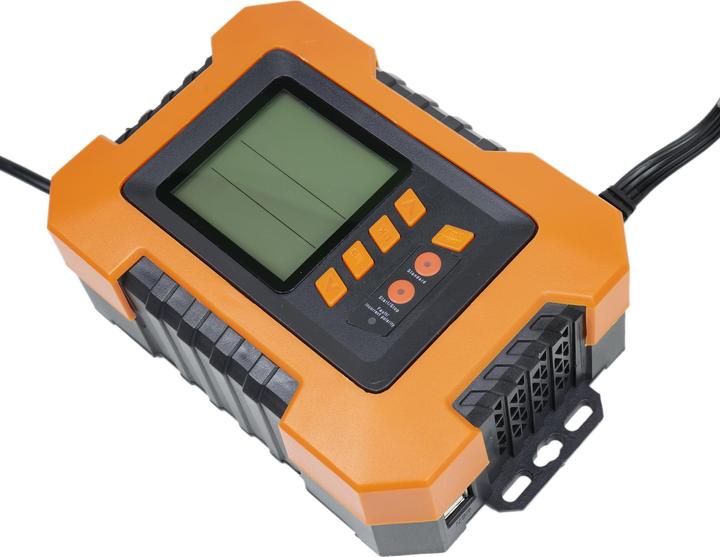 Actual product image PNI Charger and rectifier C120 for car batteries, input 230 V, output 12 V 2 A, 4 A, 8 A, 1