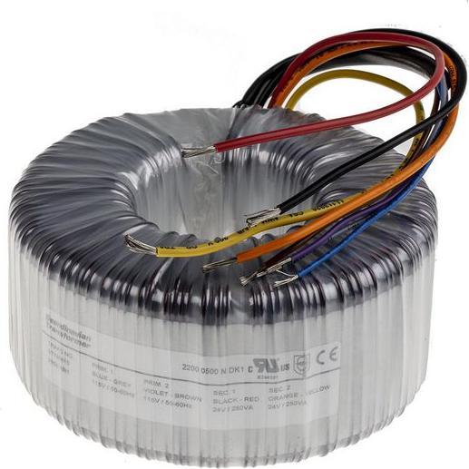 Image du produit Rs Pro 2 Output Toroidal Transformer 24V 500VA