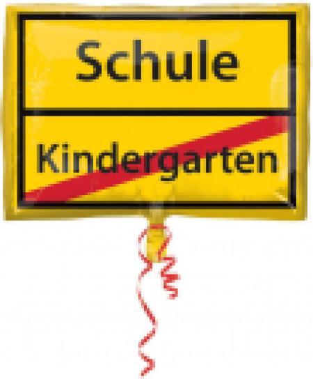 Produktbild Magni Folienballon Schulanfang Schild 40x30cm (1 x)