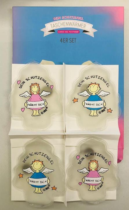 Roost Pocket warmer set of 4 512512.3. guardian angel, ass. 11x9cm
