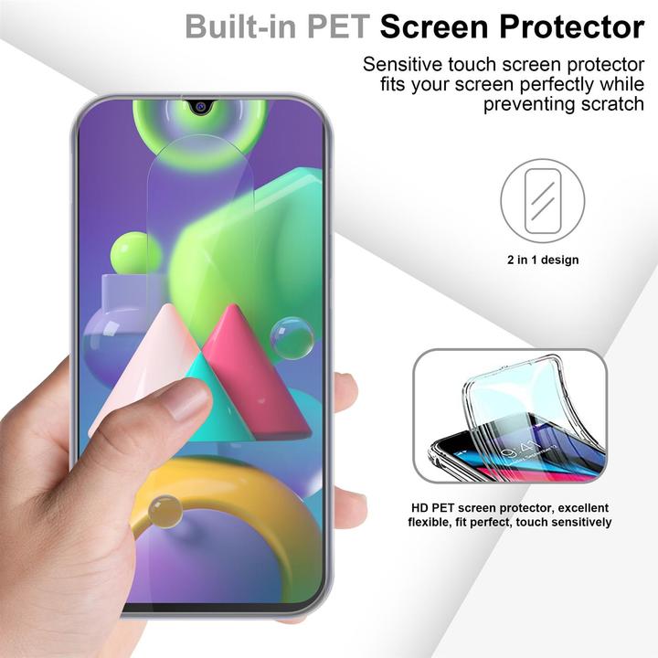 Image du produit Cadorabo TPU 360 degrés Case Cover (Samsung Galaxy M21, Samsung Galaxy M30s)