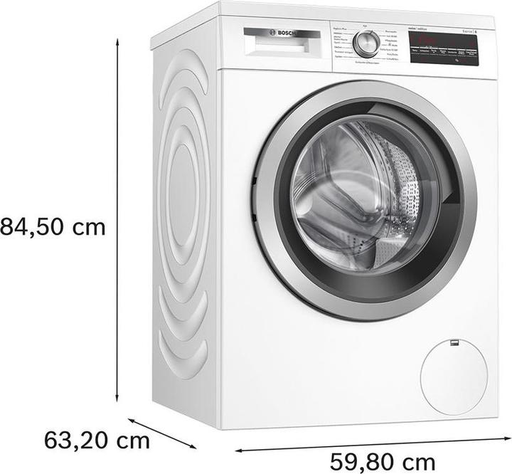 Image du produit Bosch Hausgeräte WQG233D1CH & WUU28T10CH (8 kg, Gauche, Droite)
