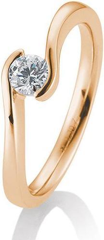 Breuning Ring Schwung 0,05-0,30ct. (49, 585/14 K Gold)