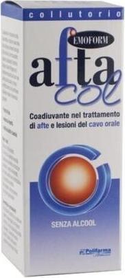 Immagine prodotto Polifarma Benessere Emoform Aftacol Collutorio 120ml (120 ml, Collutorio)