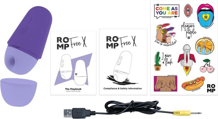 Actual product image Romp Free X clitoral vibrator (1 pc)