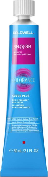 Goldwell Colorance Tube Demi-Permanente (6N@GB dunkelblond elumenated gold braun)