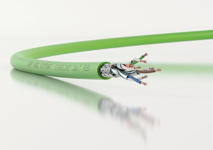 Immagine prodotto Lapp 10 metri 2170934 ETHERLINE Cat.7 FLEX 4x2x26 AWG Ethernet IP 600 MHz I 7 fili I Senza LABS I (S/FTP, CAT7, 10 m)