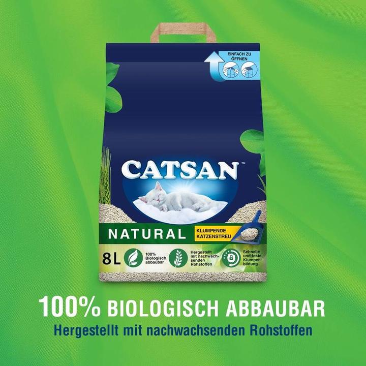 Productafbeelding Catsan Natuurlijk (Bindmiddel, Biologisch afbreekbaar, Neutraliserend, 4.68 kg)