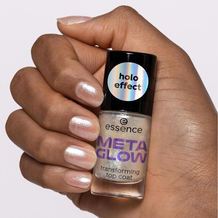 Produktbild essence Topcoat Meta Glow Transforming (Silber, Top Coat)