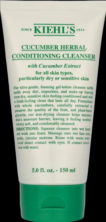 Image du produit Kiehl's Cucumber Herbal Alcohol-Free Toner (tonique sans alcool à la citrouille) (Lait nettoyant, 150 ml)