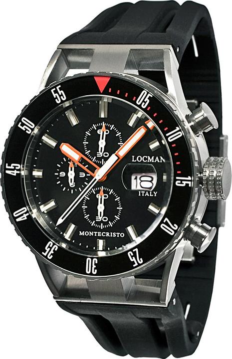 Produktbild Locman Italy Herrenuhr Montecristo Diver Chrono Ref.0512 (Chronograph, 44 mm)