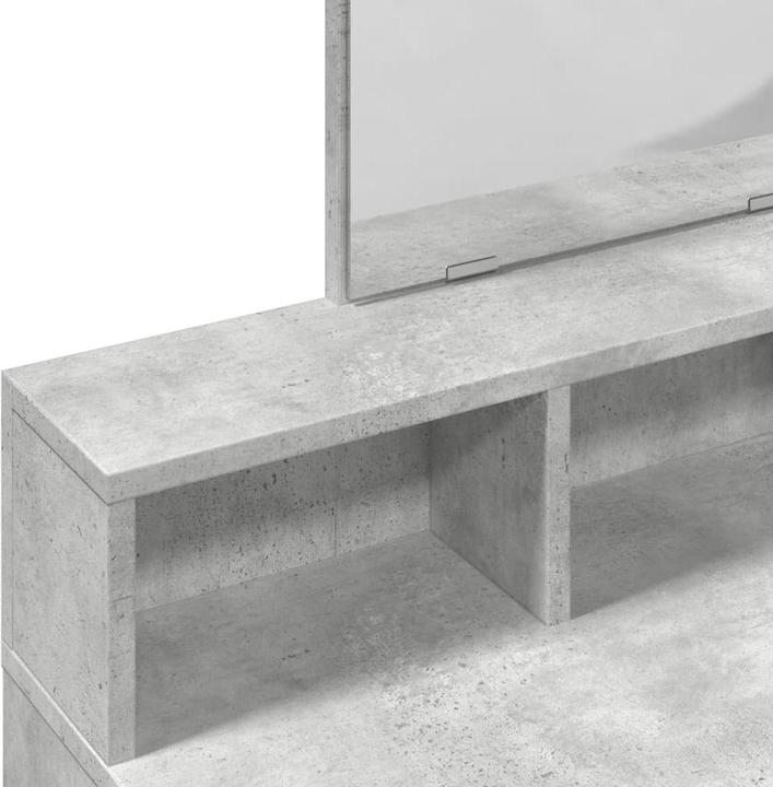 Actual product image VidaXL Dressing Table with Mirror (80 x 41 x 144.5 cm)