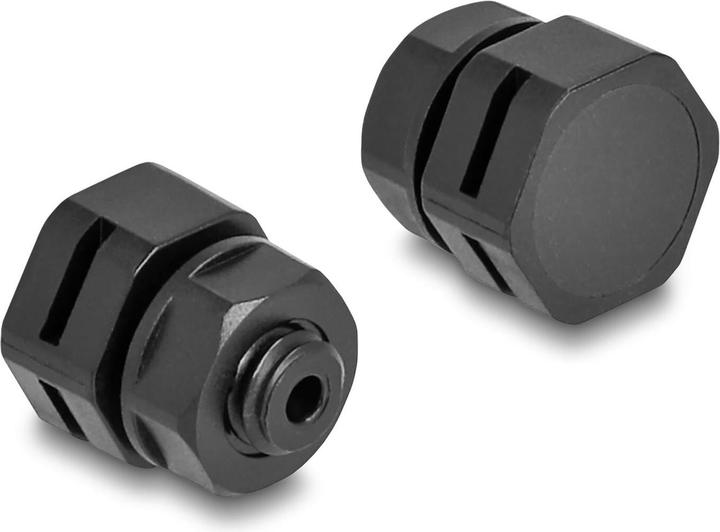 Produktbild Delock Kabelverschraubung M6, schwarz 2 Stück