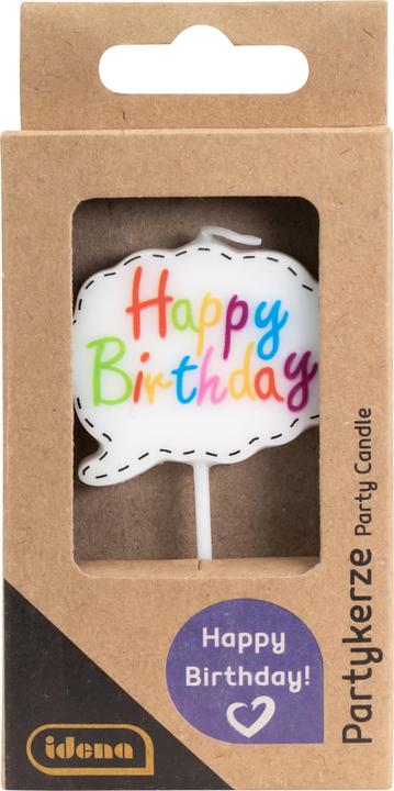 Image du produit Idena Bougie Dialogue Joyeux Anniversaire (1 x)