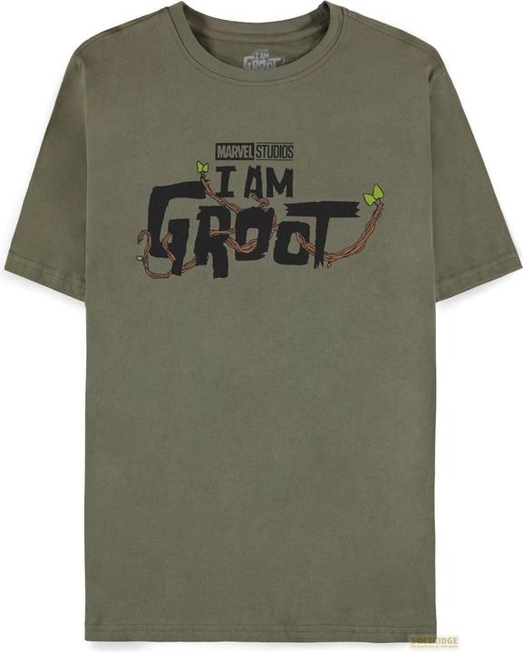 Difuzed MAJENG MEDIA AB Marvel - I Am Groot - Men's Boys' Short-Sleeved Regular Fit T-Shirt, Green, xl (XL)