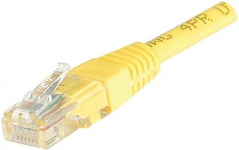 Produktbild Exertis Connect Patchkabel Cat. 5e, U/UTP, Kupfer, gelb, 3.0 m Günstiges Patchkabel mit 20 Jahren (3 m)