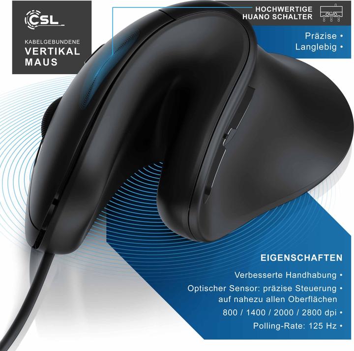 Actual product image CSL Ergo Vertical (Cable)