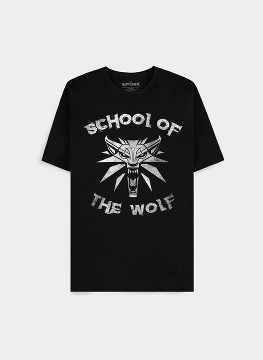 Immagine prodotto Difuzed Maglietta a maniche corte da uomo di The Witcher - School Of The Wolf - L (L)