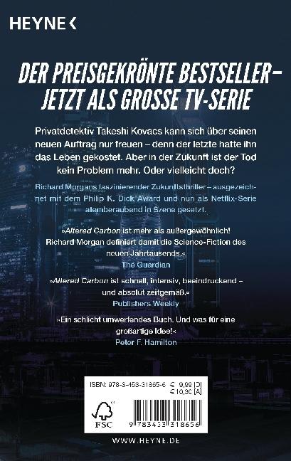 Produktbild Altered Carbon - Das Unsterblichkeitsprogramm (Deutsch, Richard Morgan, 2017)