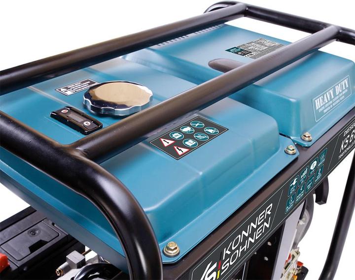 Actual product image Könner & Söhnen KS GENERATOR DIESEL KS 6100HDE (EURO V) 5,5kW 230V, ROZRUCH ELEKTRYCZNY (5000 W, 11 l)