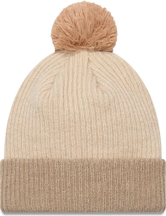 New Era Damen Bobble Mohair Wintermütze beige