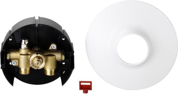 Actual product image Danfoss Mixing valve for underfloor heating with round cover FHV-R, 3/4 ", Mixing valve for underfloor heat