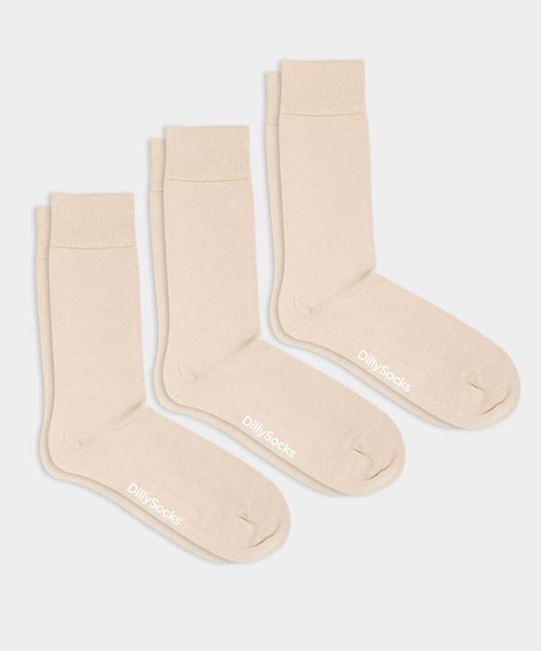Produktbild DillySocks Smooth Nude Sand Pack (3er Pack, 36 - 40)