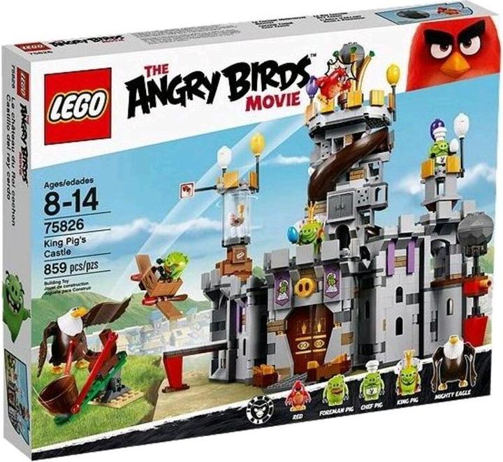 Actual product image LEGO Angry Birds King Pig's Castle (75826)