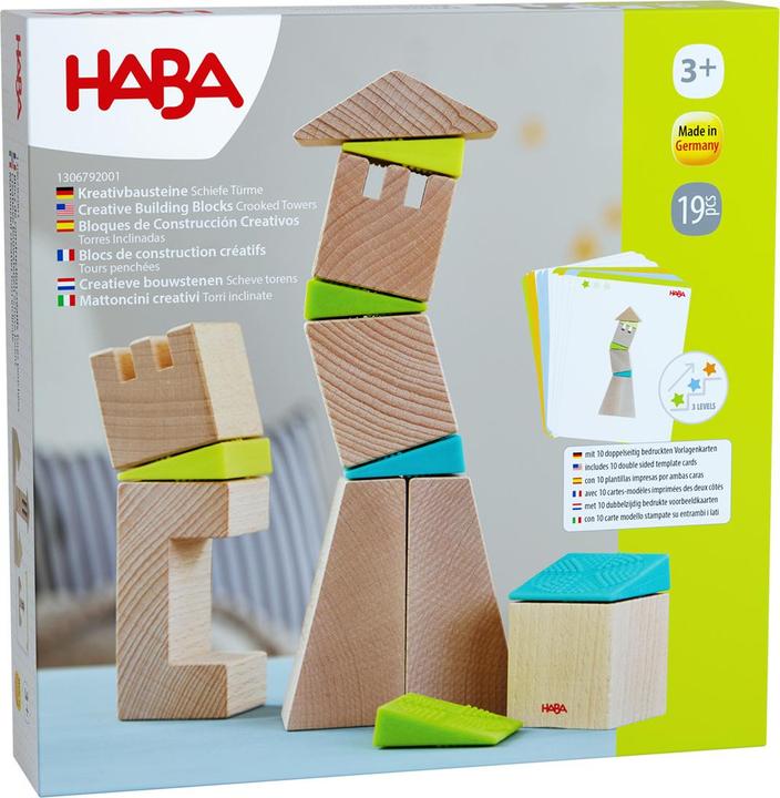 Produktbild Haba 3D-Legespiel Schiefe Türme